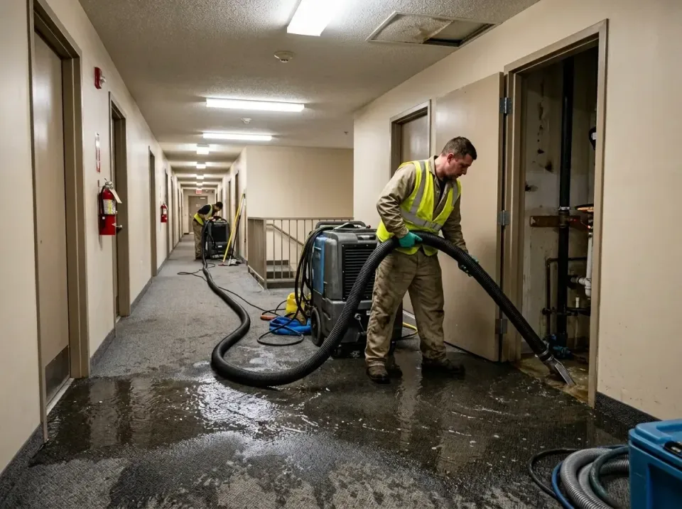 multi-unit-apartment-hallway-f-005 — frequently asked questions, Emergency Burst Pipe Water Extraction & Removal in Eastwood…
